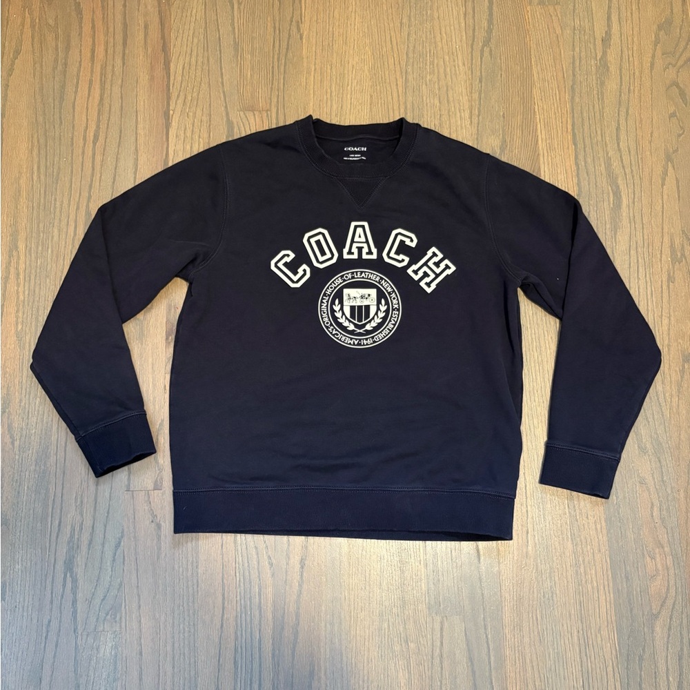 Coach Varsity Crewneck Sweater Large - Picture 3 of 5